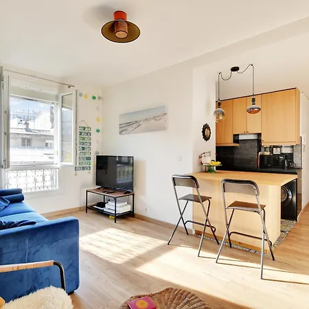 Confortable Logement Aux Pied Des Buttes-Chaumont Paříž